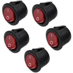 5-Pack HQRP On Off Power Switch for Hoover Upright Vacuums, 440003992 270046001