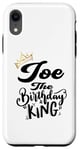 Coque pour iPhone XR Joe The Birthday King Chemise d'anniversaire pour hommes, garçons, adolescents