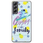 ERT GROUP mobile phone case for Samsung S21 FE original and officially Licensed Disney pattern Stitch 004 optimally adapted to the shape of the mobile phone, case made of TPU