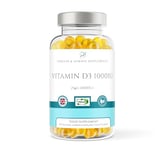 Vitamin D3 1000iu / 25μg - 12+ years 150 x High Strength Lemon Flavour Gummies - 5 Months supply - Vitamin D supplement Teeth, bone, muscles & immune system support