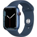 Apple Watch 7 Aluminium 45mm eSIM Blå Grade B