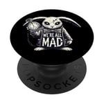 Alice in Wonderland - We're All Mad White Rabbit Mad Hatter PopSockets Swappable PopGrip