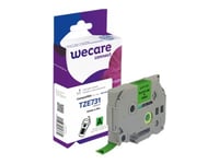 Wecare Connect - Grön - Rulle (1,2 Cm X 8 M) 1 Kassett(Er) Etiketttejp - För Brother Pt-D210, D600, H110, P750  P-Touch Pt-1005, D450, E310  P-Touch Cube Pro Pt-P910