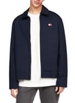 Tommy Jeans Men Jacket for Transition Weather, Blue (Dark Night Navy), S