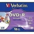 Verbatim 43508 DVD vierge 4,7 Go DVD+R 10 pièce(s)