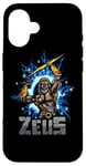 iPhone 16 Zeus Ancient Greek Mythology God of Lighting and Thunder Case