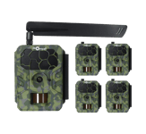 5-pack Pro-Optics PRO 4.4G Åtelkamera - Inkl. 5x3 månaders Molnus-SIM