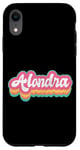 Coque pour iPhone XR Alondra Prénom Fille Vintage Années 70 80 Personnalisé