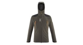 Veste softshell millet k absolute shield vert