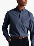 Charles Tyrwhitt Poplin Weave Check Shirt, Indigo Blue