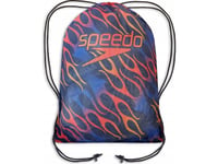 Speedo Ryggsäck Skola Sport Sko Väska Speedo Printed Mesh Väska Storlek 35 L