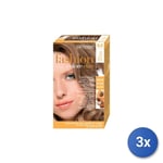 3x Colorant Mode Elite Cheveux 8/0 Blonde Clair Professionnel