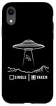 iPhone XR single taken alien UFO valentine's day single man UFO alien Case