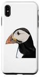 iPhone XS Max Puffin Auks Seabird Lunde alken Wildlife Animal Illustration Case