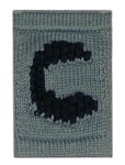 Smallstuff Knitted Letter C, Blue Blå