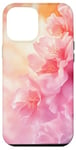 Coque pour iPhone 12 Pro Max Rose aquarelle douce dégradé floral nature art