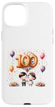 iPhone 15 Plus 100 Days of Love Celebration Milestone Couple Keepsake Case