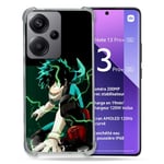 Cokitec Coque Renforcée pour Xiaomi Redmi Note 13 Pro Plus 5G Manga My Hero Academia Deku