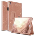 FANSONG Coque pour iPad 10.2 Pouces [2021/2020/2019] 9ème 8ème 7ème Génération Cuir Pailleté iPad 10.2 Protection Housse Étui avec Smart Supporter pour iPad 8 10.2 Pouces