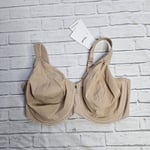 Triumph Women's True Shape Sensation Minimizer W01 Bra Size UK 40F Beige