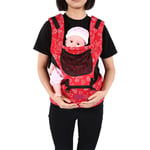 1Pc Newborn Infant Baby Carrier Hip Wrap Sling Backpack (Red)