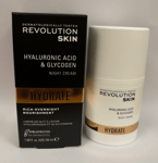 Revolution Skin Hyaluronic Acid & Glycolic Night Cream 50ml