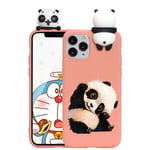ZhuoFan Case for iPhone SE 3 5G 2022/7/8/SE 2 2020 4.7'' - Cute 3D Funny Cartoon Soft TPU Silicone for iPhone SE 3 5G 2022 Cover Phone Case for Girls, Shockproof Orange Panda 2 Skin Shell