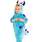 PRETEND TO BEE Costume de monstre dinosaure bleu et violet pour enfants/tout-petits/bébés, 18-24 mois