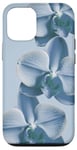 Coque pour iPhone 15 Orchidée bleue, fleur bleue