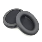 Earpads Coussinets de Rechange Coussinets d'oreille Oreillette de Remplacement Coussins en Mousse pour Casque Sennheiser HD280 PRO HD280PRO Accessoires Cache-oreilles en cuir protéiné, noir