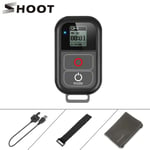 SHOOT pour GoPro 8 WiFi télécommande avec chargeur câble dragonne étanche à distance pour GoPro Hero 7 6 5 noir 4 3 accessoire