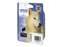 Epson T0965 - 11.4 ml - ljus cyan - original - blister - bläckpatron - för Stylus Photo R2880