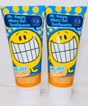 Mr Men Little Miss Mr Happy Minty Gel Children's Toothpaste 75ml x 2