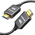 Highwings 4K Long HDMI Cable 20M | in-Wall CL3 Rated HDMI Cable 2.0 | Support HDR10 8/10bit 18Gbps HDCP2.2 ARC | High Speed HD Shielded Cord | Compatible with Laptop, PC, HDTV, Projector