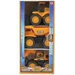 Teamsterz JCB Tough Trucks 3 Pack Construction Play Vehicles Toys | 18 Months +