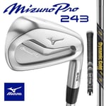 Mizuno Pro 243 Irons 4-PW Dynamic Gold Mid 115 Stiff Golf Pride MCC Black/Grey