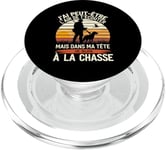 Cadeau idée Drôle Chasseur Homme Chasseur Humour Chasse PopSockets PopGrip pour MagSafe