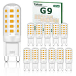 G9 Led Light Bulbs, 5W Warm White Led G9 Bulb, Equivalent to 40W-50W G9 Halogen Bulbs, 5W 500lm 3000 Kelvin 220-240V No Flicker Non-Dimmable Energy Saving G9 Bulb, for Home Lighting Decor 12-Pack