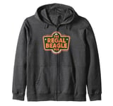 Regal Beagle Pub Retro Three's Company Officially Licensed Zip Hoodie