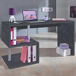 Bureau design moderne travail études  140x60 Anthracite Esse 2 Report