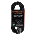 Rockline premium mikrofonkabel 6m XLR/XLR