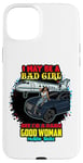 Coque pour iPhone 15 Plus Melanin Queen I May Be A Bad Girl But I'm A Damn Good Woman