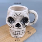 3D keraamiset mukit Creative Halloween Skull Cocktail Lasit Olutlasit Martini Lasit Juomamukit Funny Cup Kahvikuppi