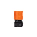 Black+Decker Raccord rapide en plastique pour tuyau d'arrosage 1/2" Ø 13 mm Noir/orange