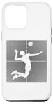 Coque pour iPhone 12 Pro Max Vintage-Volleyball Ballon Balle de Volley-ball Volleyball