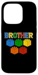 Coque pour iPhone 14 Pro T-shirt humoristique Brother Master Builder Bricks Blocks