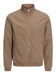 Jack & Jones Mens Bomber Jacket Zip up Polyester Lightweight Long Sleeve