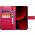 Lommebokdeksel 3-kort Xiaomi 15 Pro - Rosa