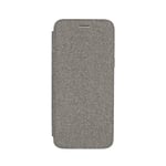 ETUI FOLIO EN COTON DE MARQUE VENNUS POUR APPLE IPHONE X XS GRIS