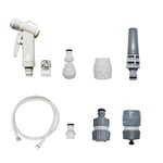 Siroflex 2017/2S Kit Salle de Bain et Jardin Made In Italy | Douche à main pour évier de cuisine avec raccord rapide | Douche pour robinet extérieur |ou lance arrosage